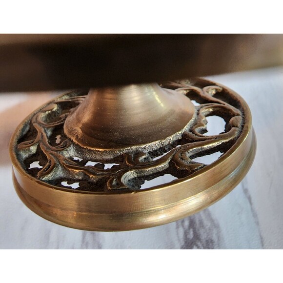 Vintage Brass Unicorn Music Box 1970s Fantasy Figurine Spinning Base Works Great - Picture 6 of 9